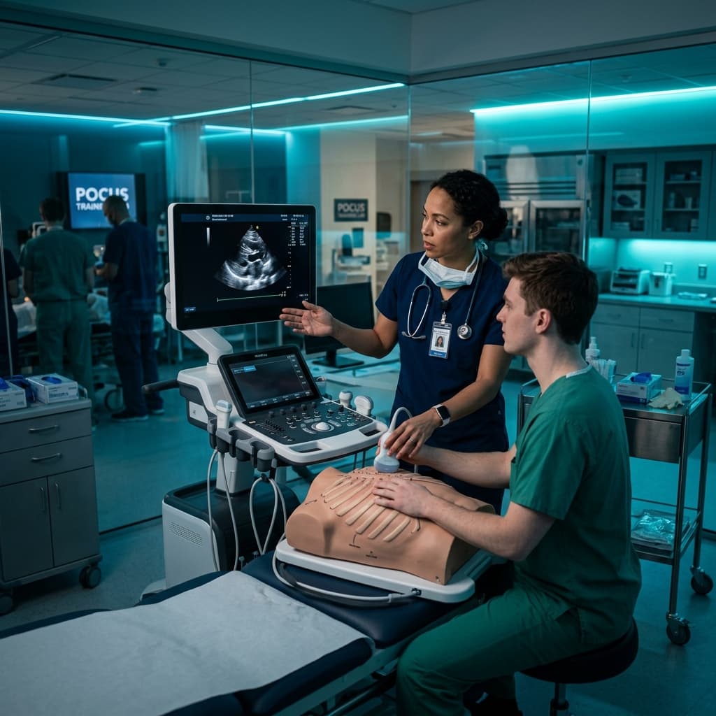 Quality Care ultrasound training simulator class